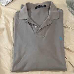 Polo by Ralph Lauren Light Gray Polo Shirt